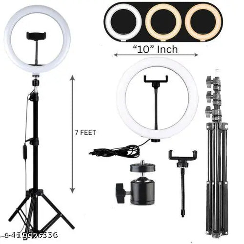 10 Inch Ring Light with 7ft Tripod Stand - high quality replacement