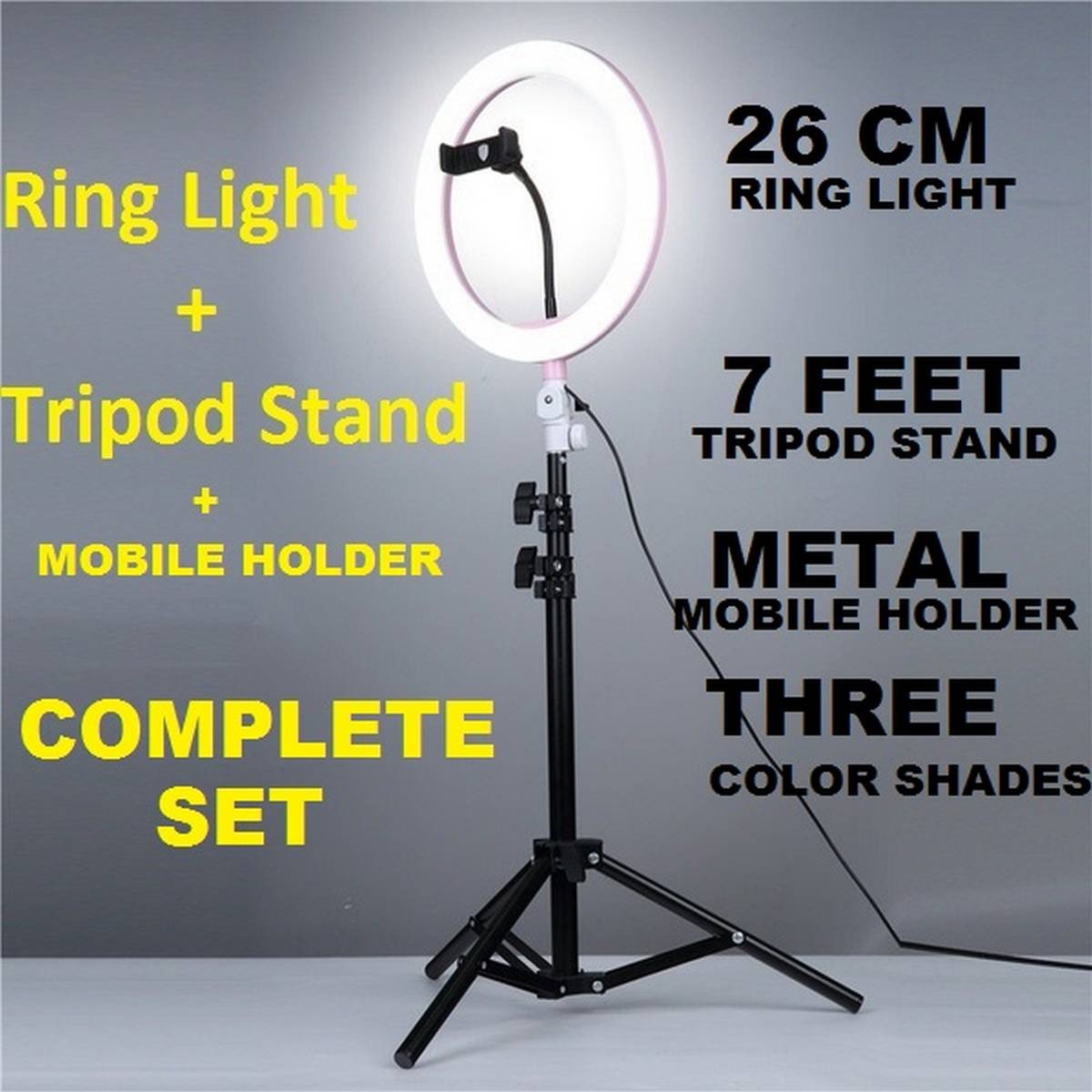 10 Inch Ring Light with 7ft Tripod Stand - high quality replacement