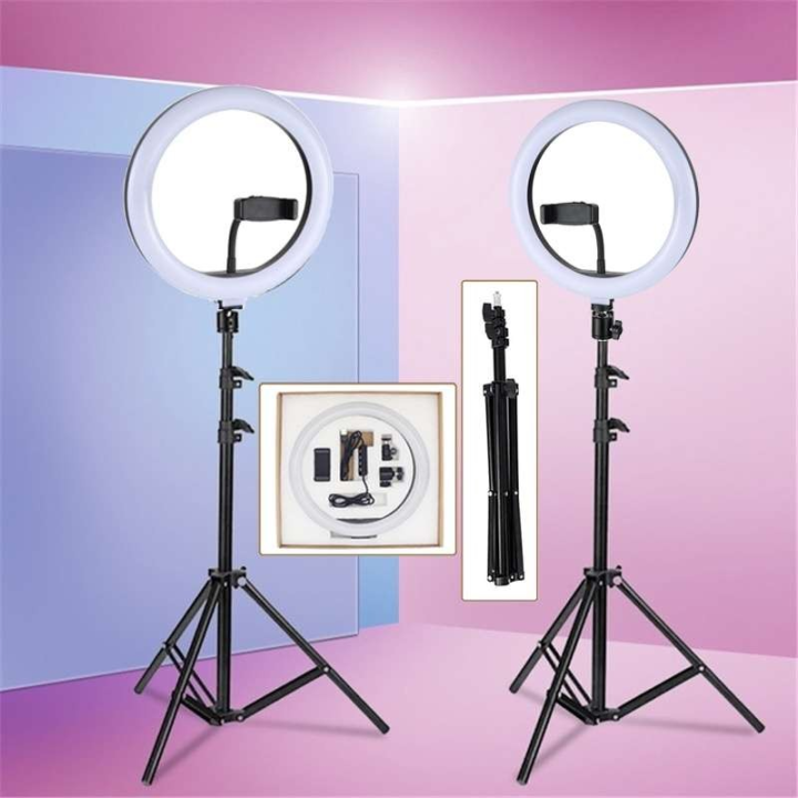 12 Inch Ring Light with Tripod for Smartphone - image 2