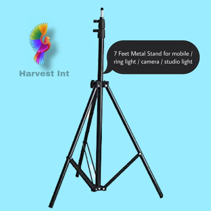 7 Feet Tripod Stand for Ring Light, Mobile & Camera - image 1