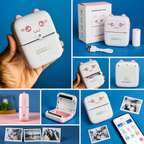 Inkless Mini Thermal Bluetooth Printer