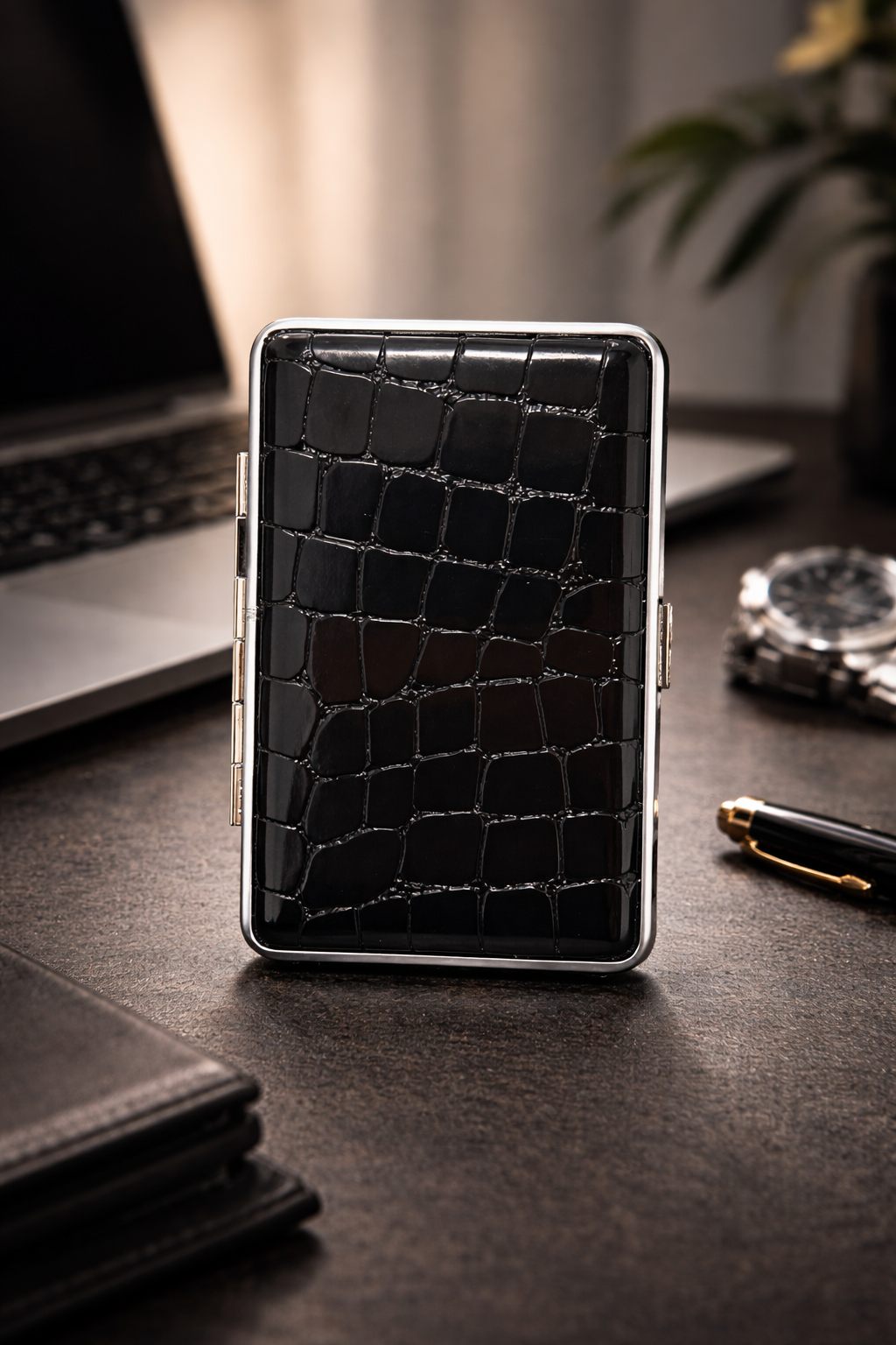 Luxury Leather Cigarette Case