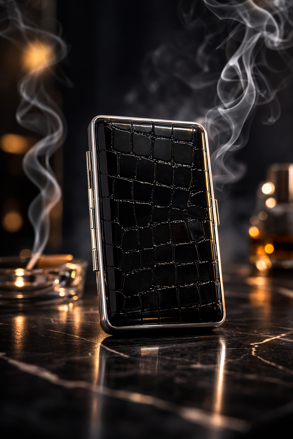 Luxury Leather Cigarette Case
