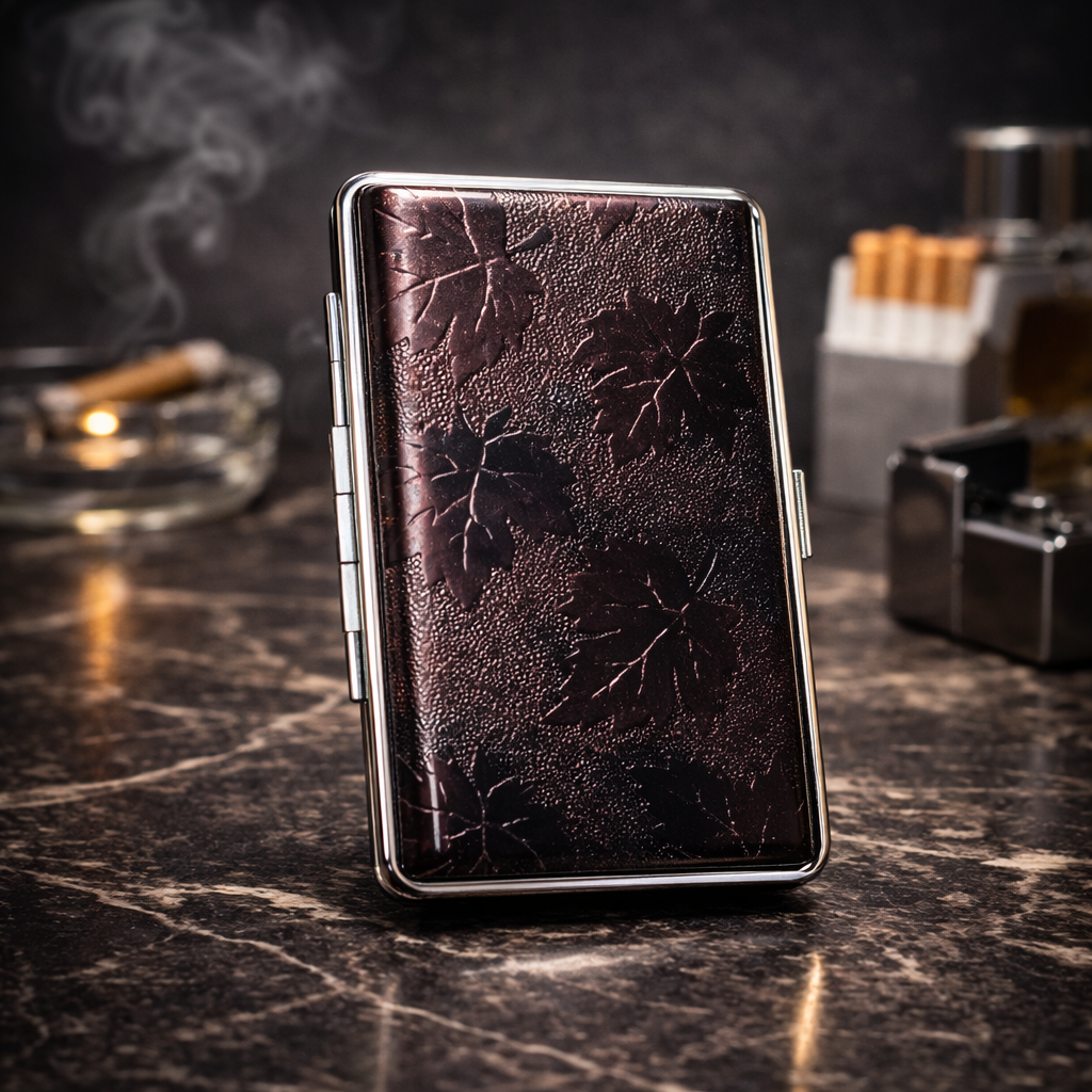 Luxury Leather Cigarette Case