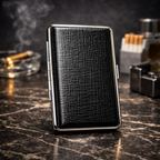 Luxury Leather Cigarette Case