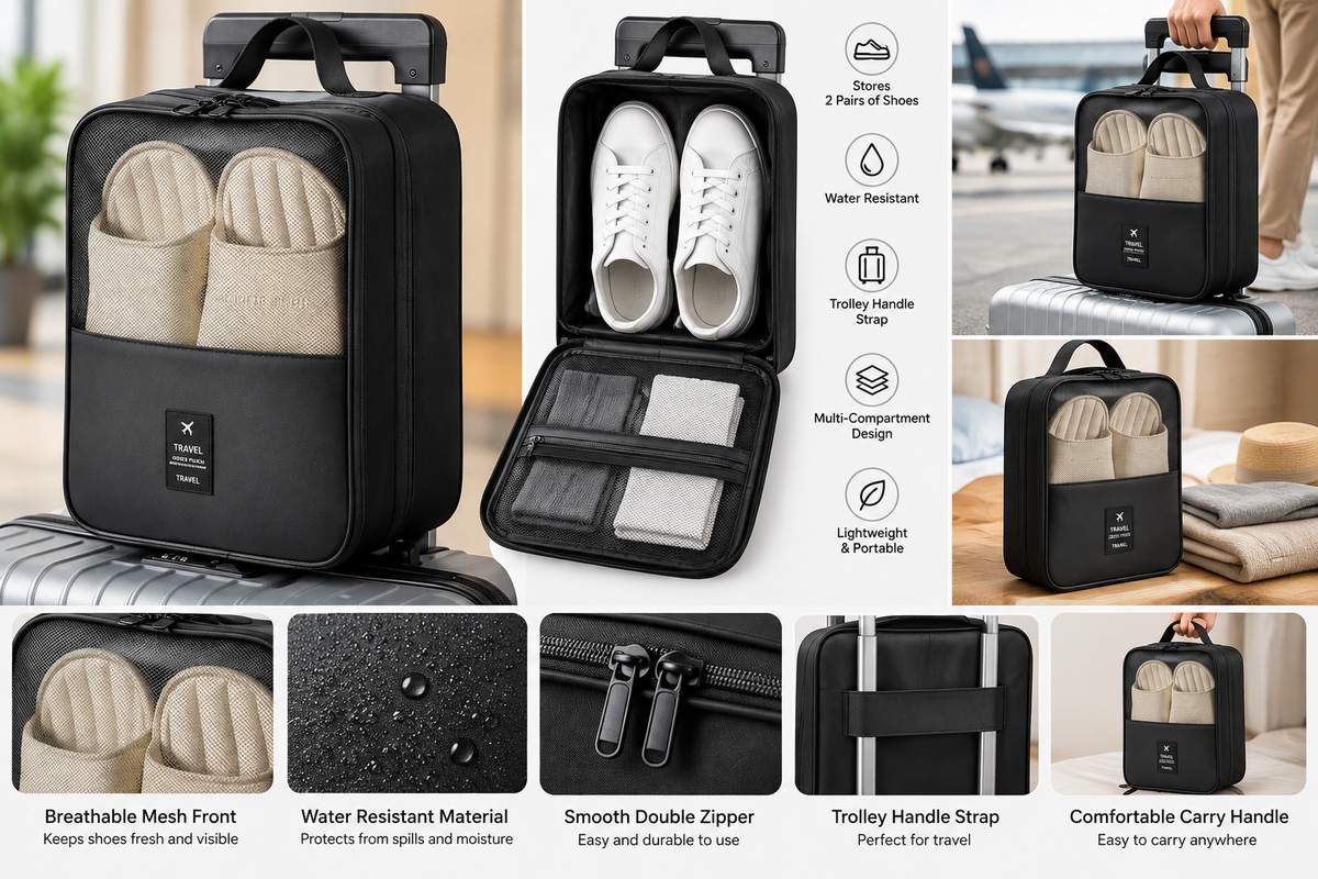 Portable Travel Bag – Lightweight, Spacious & Easy to Carry