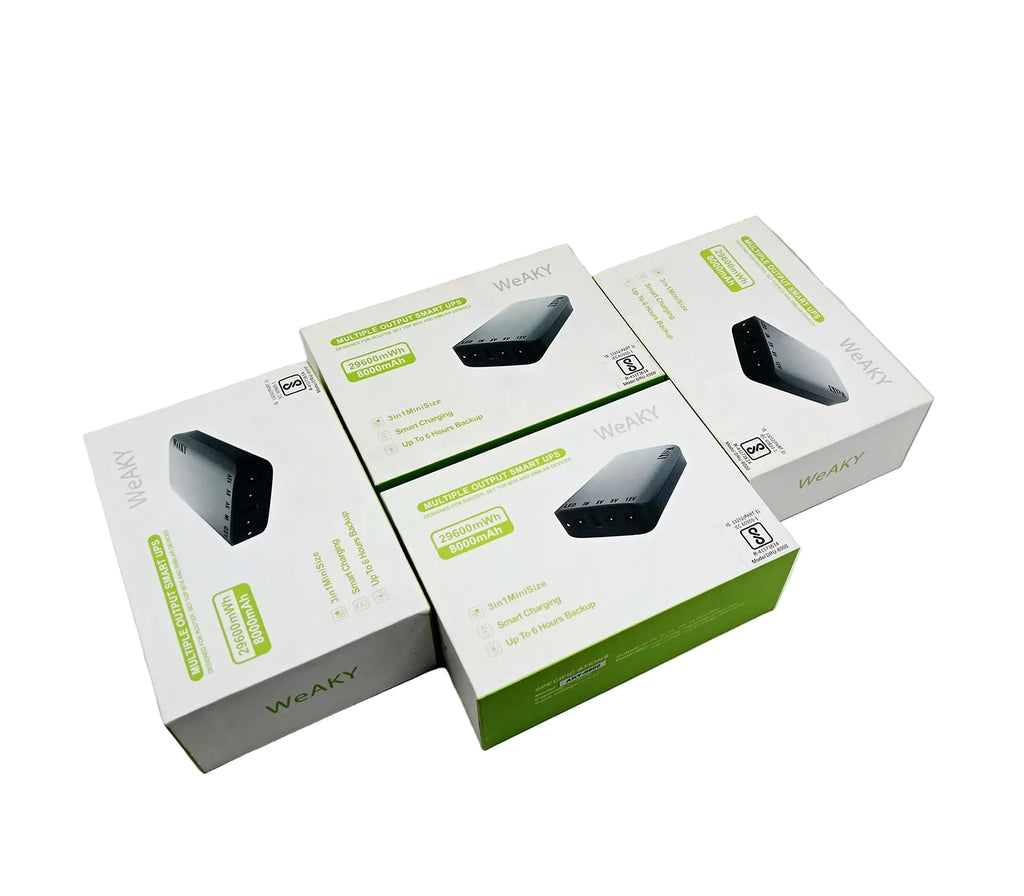 WeAKY DRU-8000 Mini UPS 8000mAh – রাউটার ও ONU পাওয়ার ব্যাকআপ