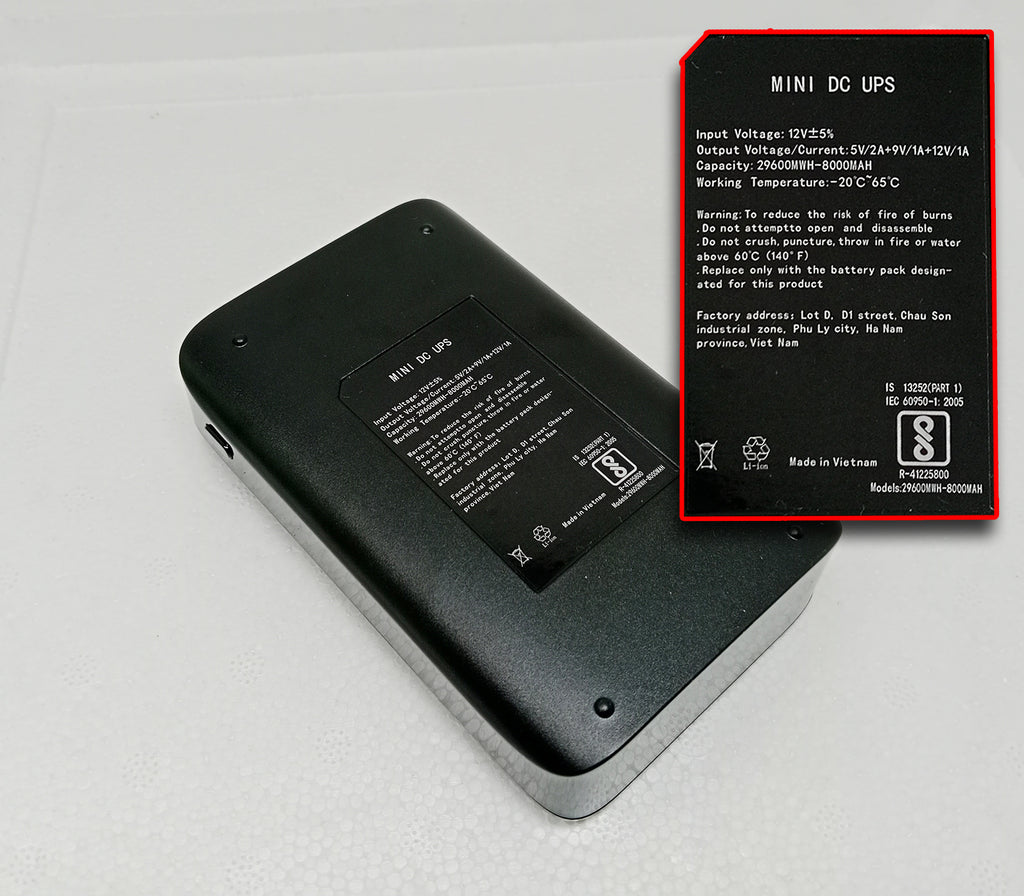 WeAKY DRU-8000 Mini UPS 8000mAh – রাউটার ও ONU পাওয়ার ব্যাকআপ