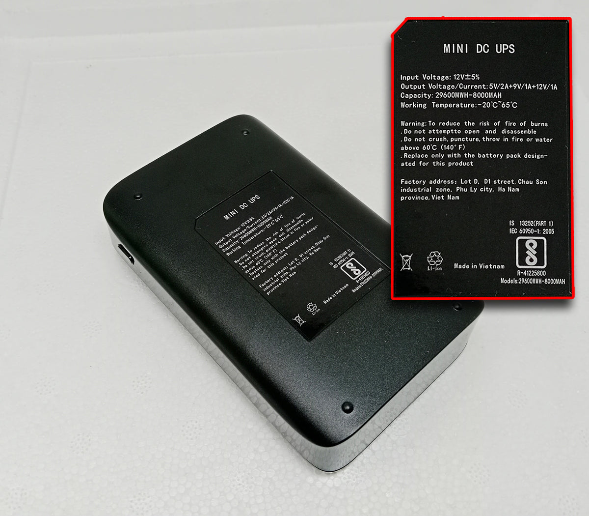 WeAKY DRU-8000 Mini UPS 8000mAh – রাউটার ও ONU পাওয়ার ব্যাকআপ