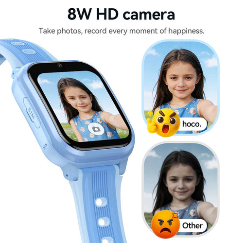 Eana.com HOCO Y108 4G Kids Smart Watch with GPS Tracker, HD Touch Display, Video Calling, SOS Emergency Button, IPX7 Waterproof Child Safety Smart Watch for Boys & Girls – Available at Eana.com Bangladesh