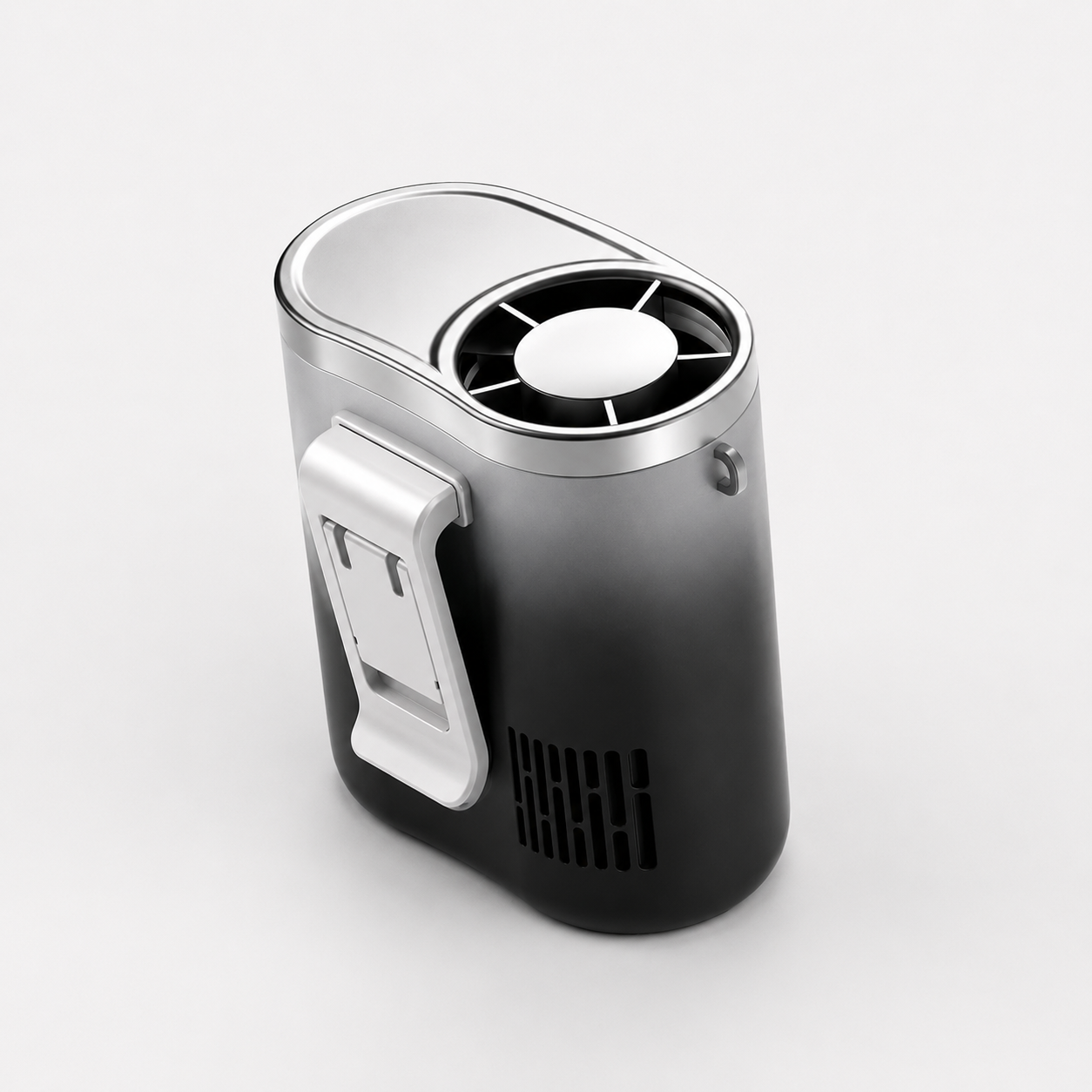 Portable Rechargeable Waist Clip Cooling Fan with Digital Display