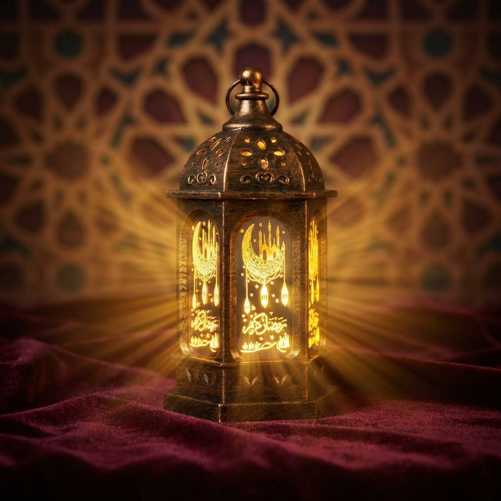 Premium Islamic LED Lantern for Ramadan & Eid | Home Decoration Light