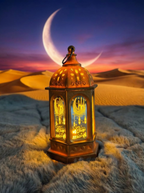Premium Islamic LED Lantern for Ramadan & Eid | Home Decoration Light