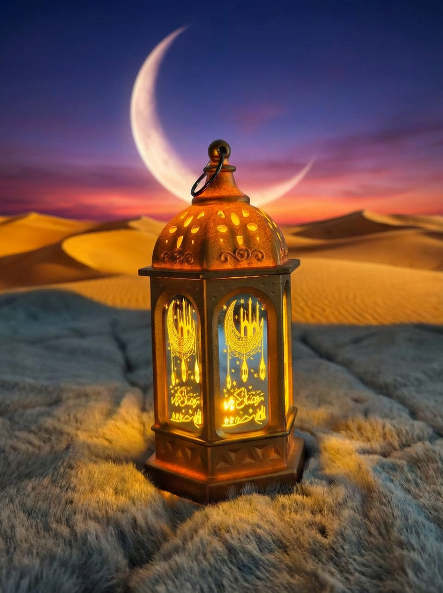 Premium Islamic LED Lantern for Ramadan & Eid | Home Decoration Light