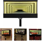 Infinity Mirror LED Display Car Key Holder