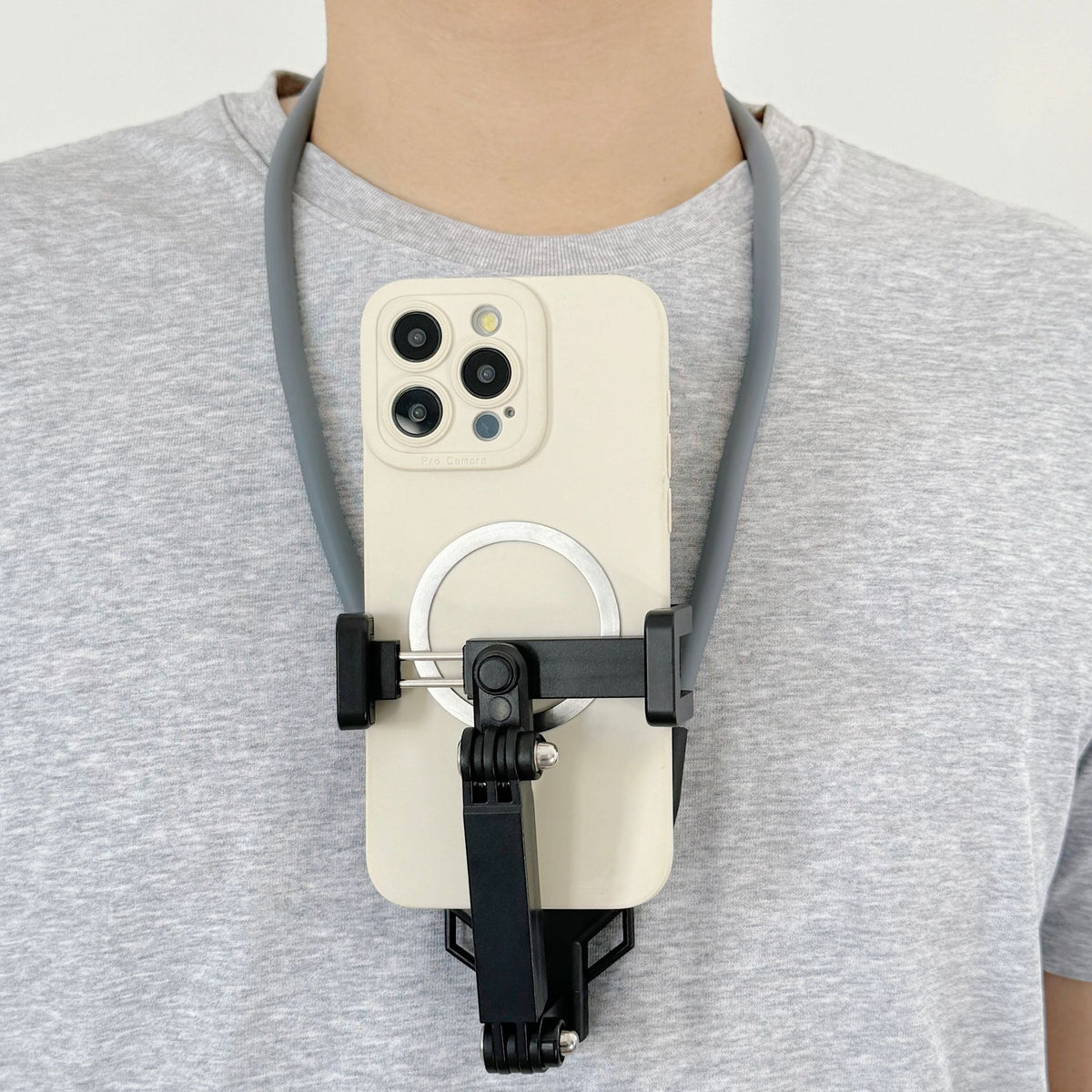 Flexible Neck Phone Holder – Hands-Free Mobile Mount for Video, Calls & Watching
