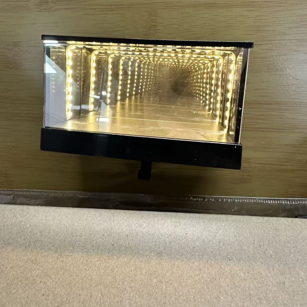 Infinity Mirror LED Display Car Key Holder
