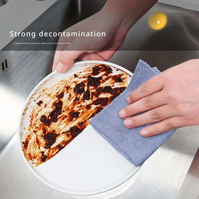 Reusable Microfiber Kitchen Cleaning Towel Tissue Box Set (20pec)