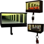Infinity Mirror LED Display Car Key Holder