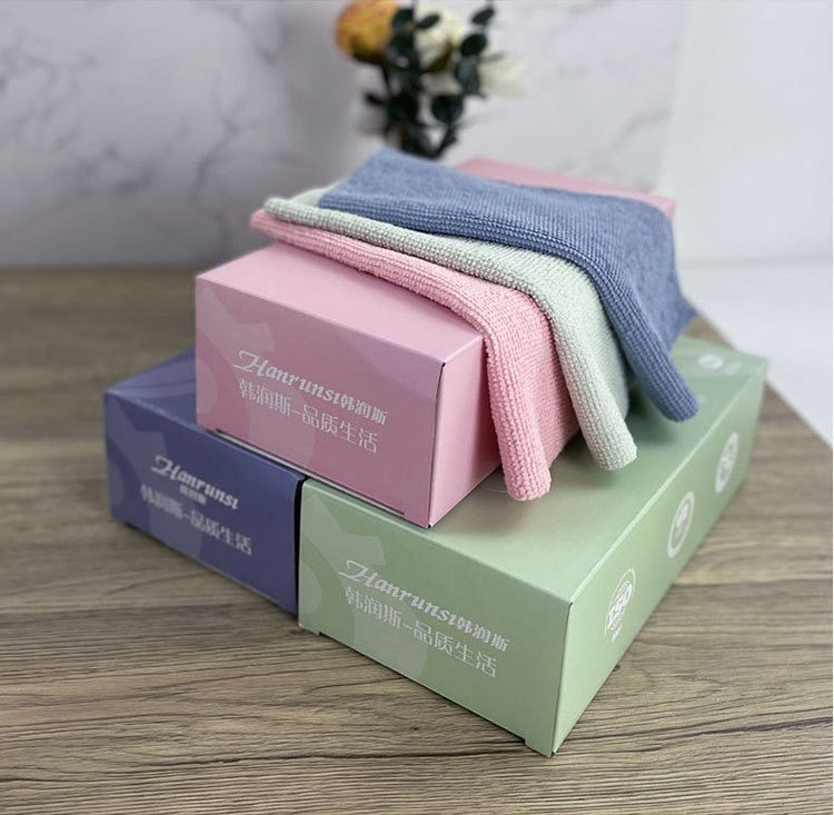 Reusable Microfiber Kitchen Cleaning Towel Tissue Box Set (20pec)