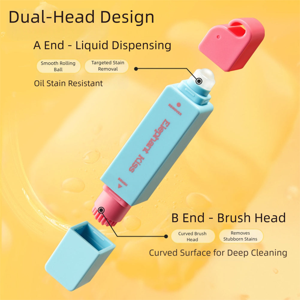 Portable 2-in-1 Stain Remover Brush