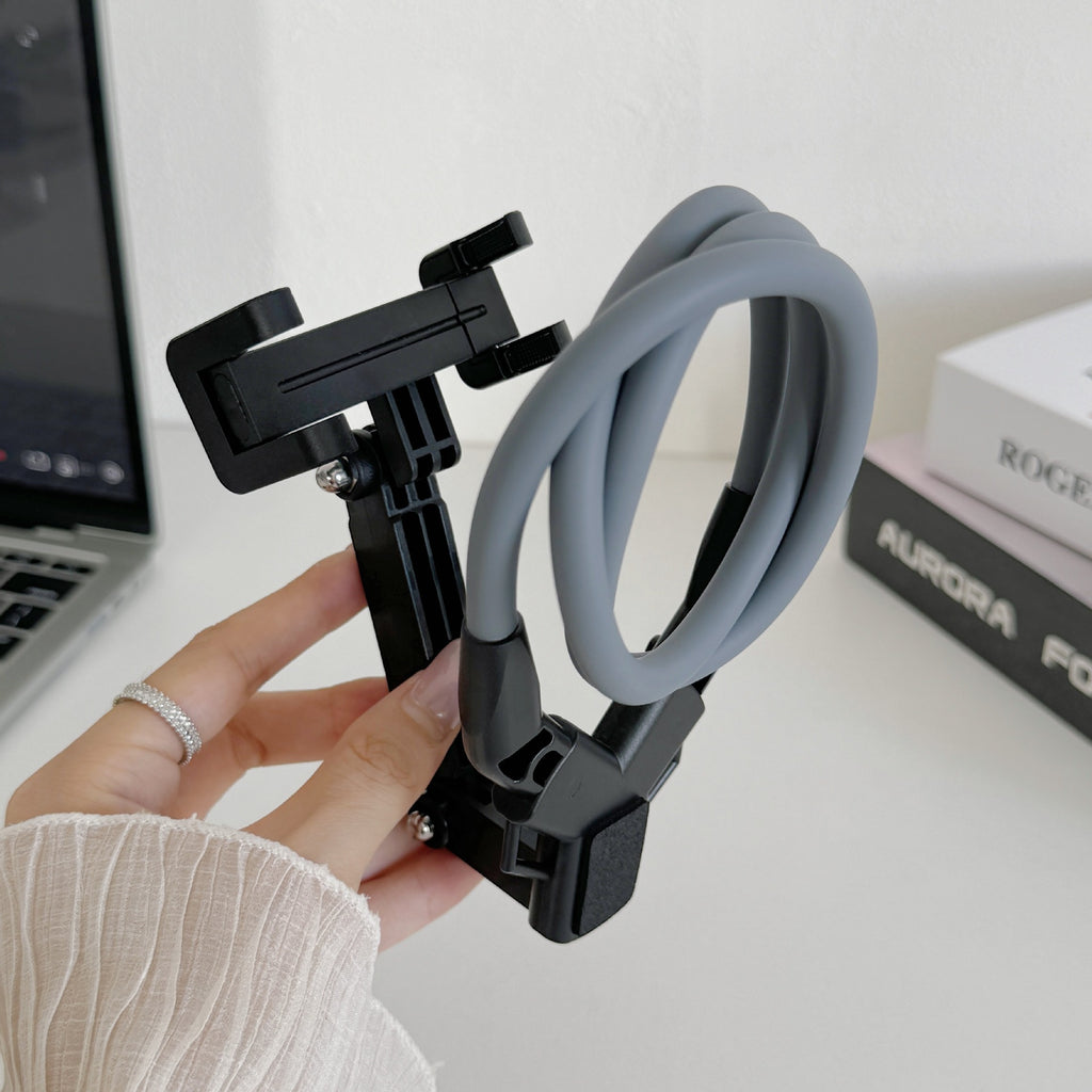 Flexible Neck Phone Holder – Hands-Free Mobile Mount for Video, Calls & Watching