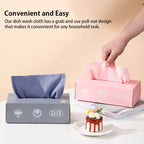 Reusable Microfiber Kitchen Cleaning Towel Tissue Box Set (20pec)