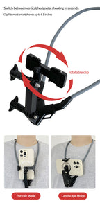 Flexible Neck Phone Holder – Hands-Free Mobile Mount