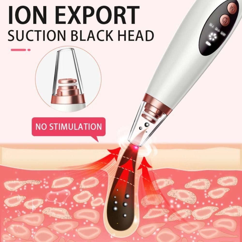 6-in-1 Electric Blackhead Remover Vacuum with LED Display