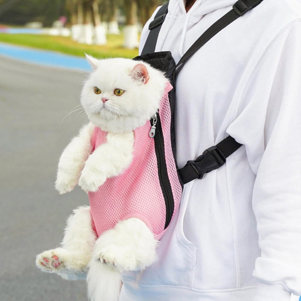 Premium Cat Carrier Backpack | Breathable Pet Carrier Bag for Travel