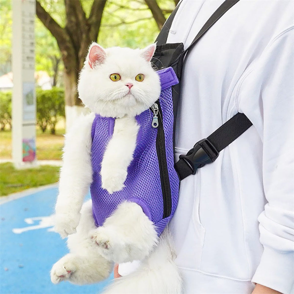 Premium Cat Carrier Backpack | Breathable Pet Carrier Bag for Travel