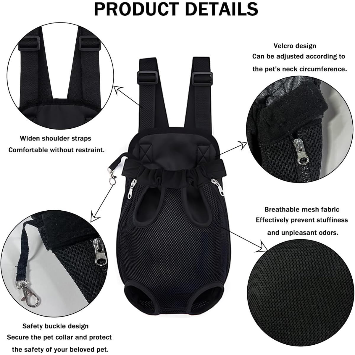 Premium Cat Carrier Backpack | Breathable Pet Carrier Bag for Travel
