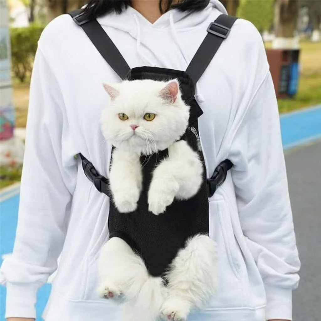 Premium Cat Carrier Backpack | Breathable Pet Carrier Bag for Travel