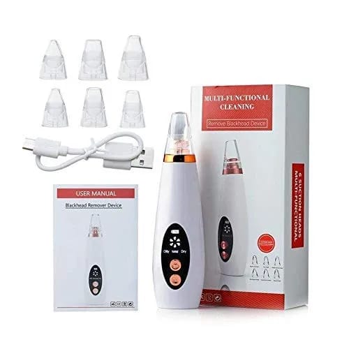 6-in-1 Electric Blackhead Remover Vacuum with LED Display