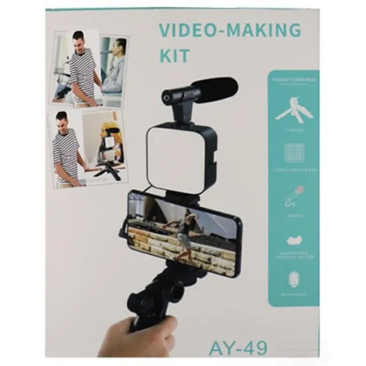 AY-49 Smartphone Vlogging Kit retail package box