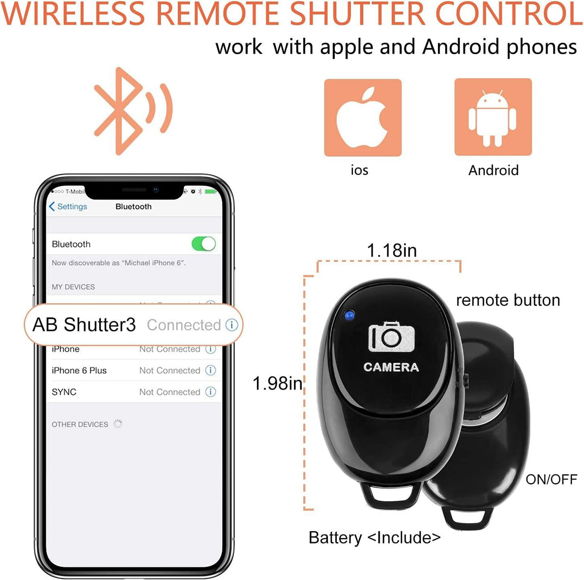 Bluetooth Camera Shutter Remote - image 1