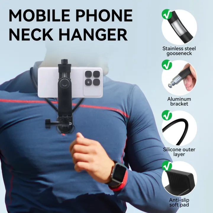 Hands-Free Phone Neck Holder with Chest Strap - image 2