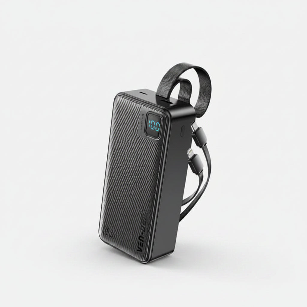 VEN-DENS 50,000mAh Fast Charging Power Bank with LED Display (VD-PBU63)