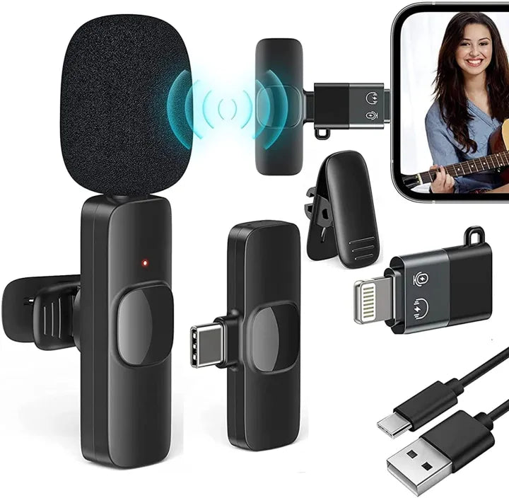 K8 Type-C Wireless Lavalier Microphone - image 2