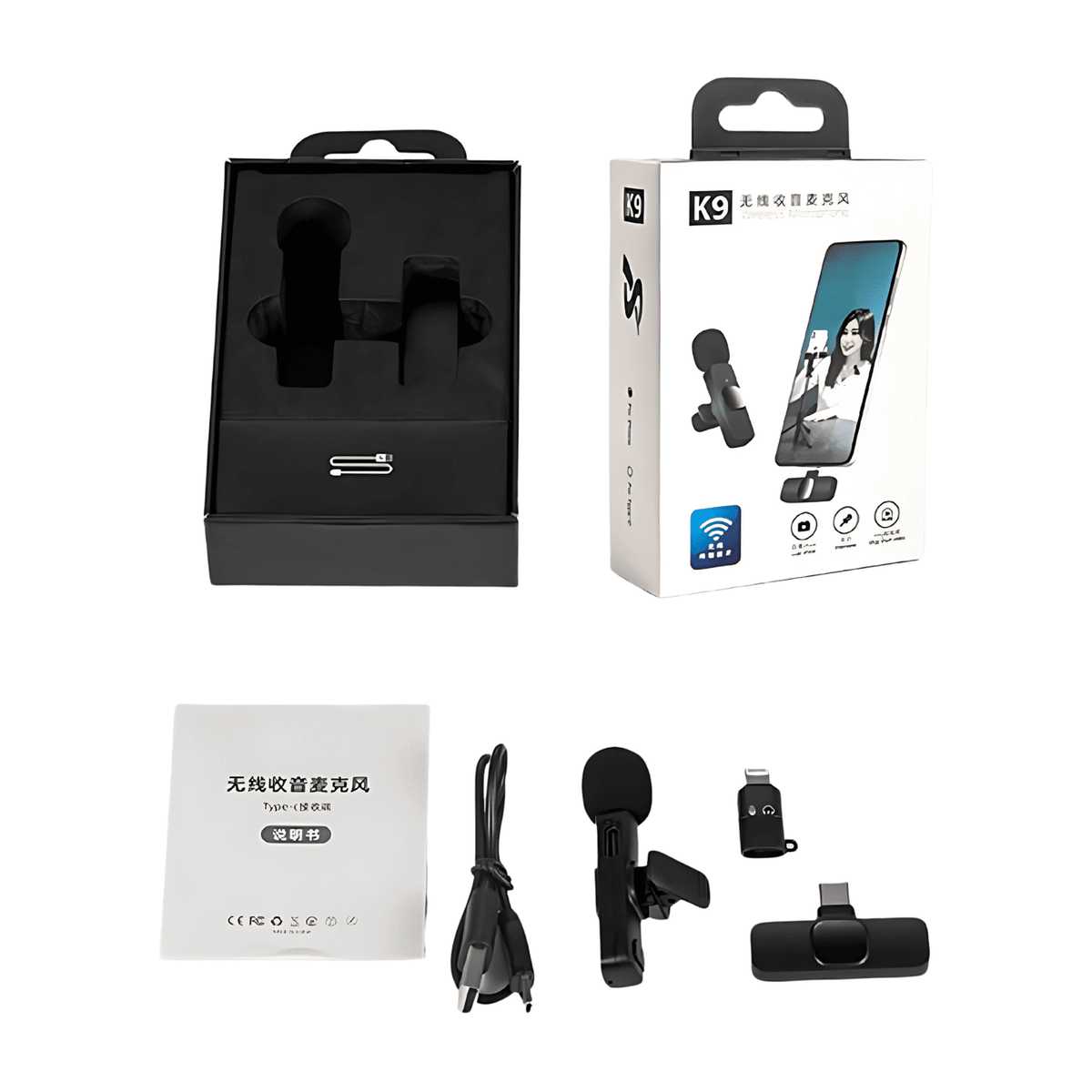 K9 Dual Wireless Lavalier Mic - image 2