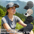 Solar Powered Fan Cap