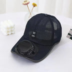 Solar Powered Fan Cap