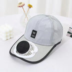 Solar Powered Fan Cap