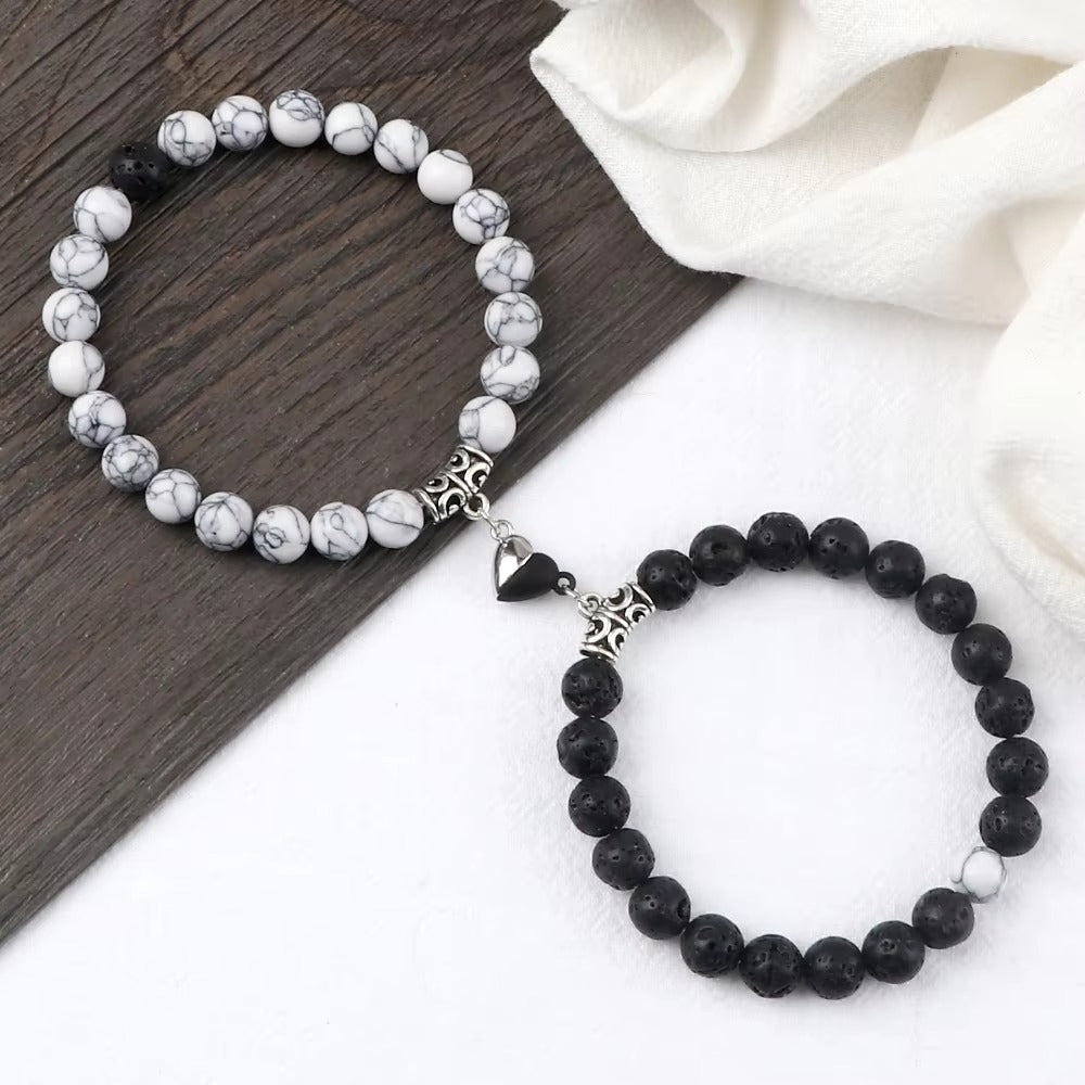 Couple Bracelet – Heart Lock Matching Bracelets (His & Hers)