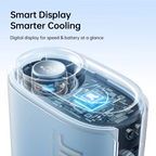 Jisulife Wearable Turbo Air Cooling Fan - Rechargeable Hands-Free Waist Fan