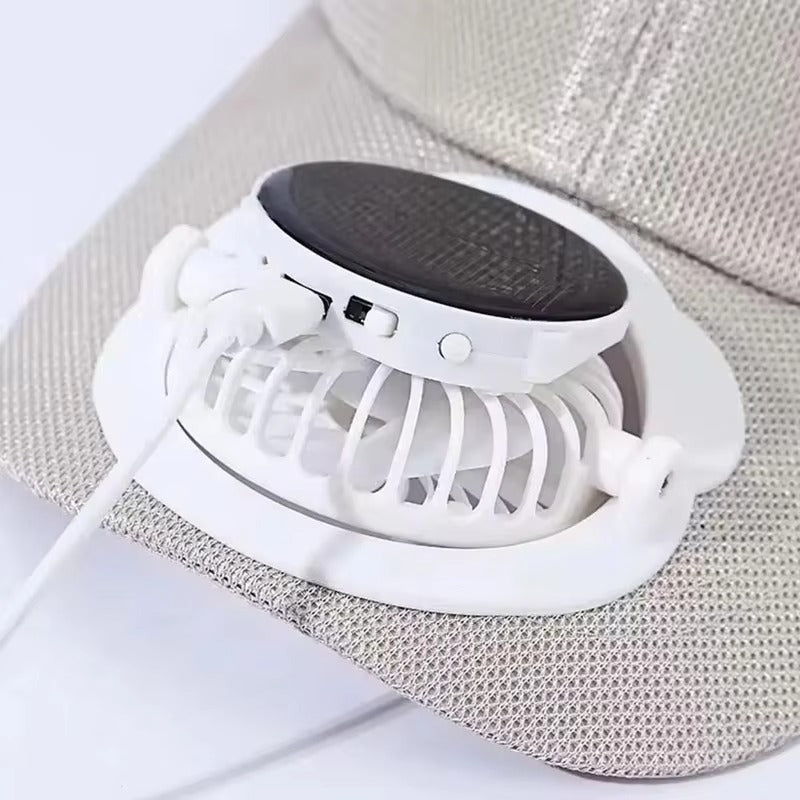 Solar Powered Fan Cap