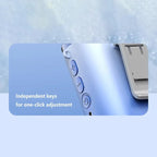 Portable Rechargeable Waist Clip Cooling Fan with Digital Display
