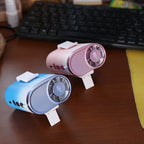 Portable Rechargeable Waist Clip Cooling Fan with Digital Display