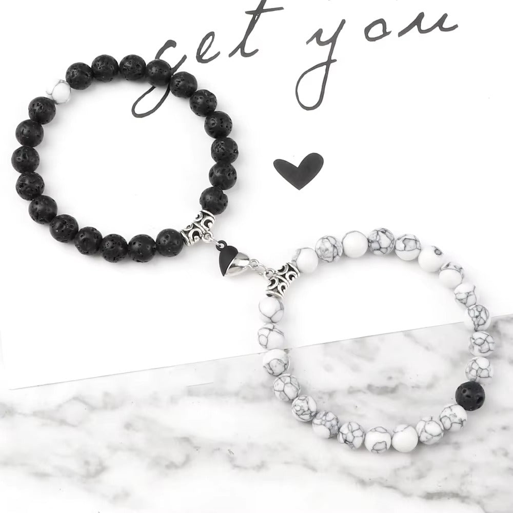 Couple Bracelet – Heart Lock Matching Bracelets (His & Hers)