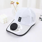 Solar Powered Fan Cap